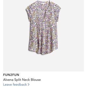 Fun2fun floral top from stitch fix